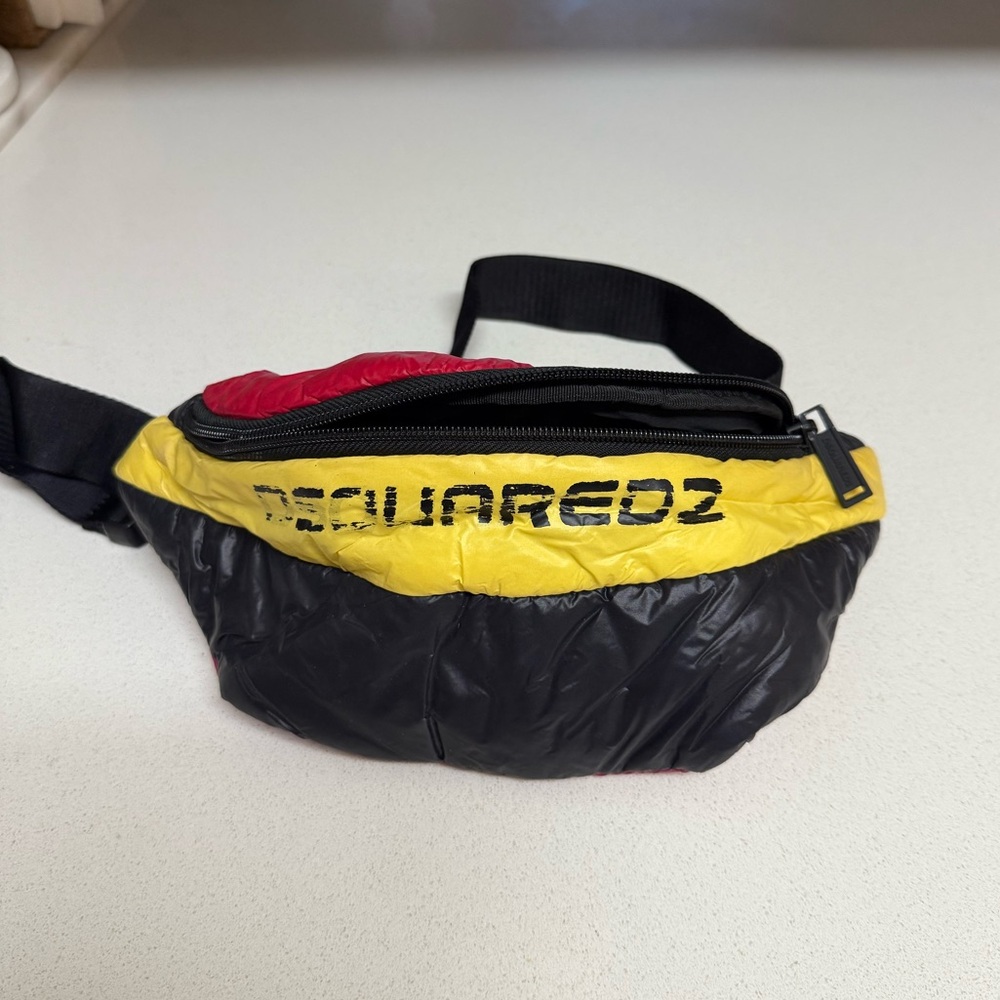 DSQUARED2 logo print belt bag